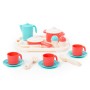 Набор детской посуды "Настенька" с подносом на 3 персоны