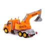 "Профи", автомобиль-экскаватор инерционный (со светом и звуком) (оранжевый) (в коробке)