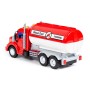 "Профи", автомобиль с цистерной инерционный ( со светом и звуком) (красный) (в коробке)