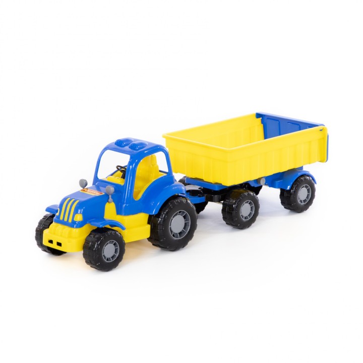 "Силач", трактор с прицепом №1