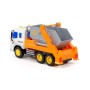 "Сити", автомобиль-контейнеровоз инерционный (со светом и звуком) (оранжевый) (в коробке)