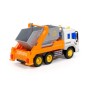 "Сити", автомобиль-контейнеровоз инерционный (со светом и звуком) (оранжевый) (в коробке)