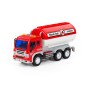 "Сити", автомобиль с цистерной инерционный (со светом и звуком) (красный) (в коробке)
