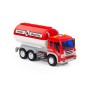 "Сити", автомобиль с цистерной инерционный (со светом и звуком) (красный) (в коробке)