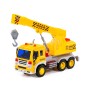 "Сити", автомобиль-кран инерционный (со светом и звуком) (жёлтый) (в коробке)