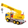 "Сити", автомобиль-кран инерционный (со светом и звуком) (жёлтый) (в коробке)
