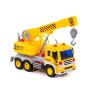 "Сити", автомобиль-кран инерционный (со светом и звуком) (жёлтый) (в коробке)