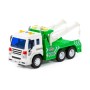 "Сити", автомобиль-эвакуатор инерционный (со светом и звуком) (зелёный) (в коробке)