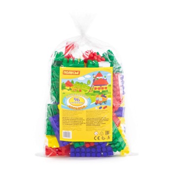 Конструктор (Большой, 96 элементов) (в мешке)