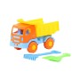 Набор №303: "Тёма", автомобиль-самосвал + лопатка малая №3, грабельки малые №3