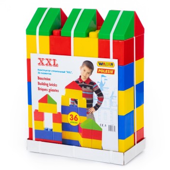 Конструктор строительный "XXL", 36 элементов
