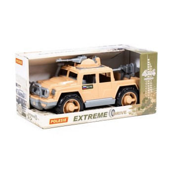 Автомобиль-пикап военный "Защитник-Сафари" с 2-мя пулемётами (РФ) (в коробке)