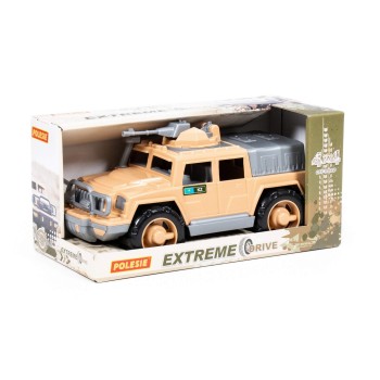 Автомобиль-джип военный "Защитник-Сафари" №1 с 1-м пулемётом (KZ) (в коробке)