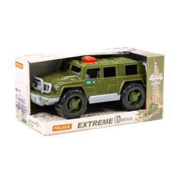 Автомобиль-джип военный патрульный "Защитник" (KZ) (в коробке)
