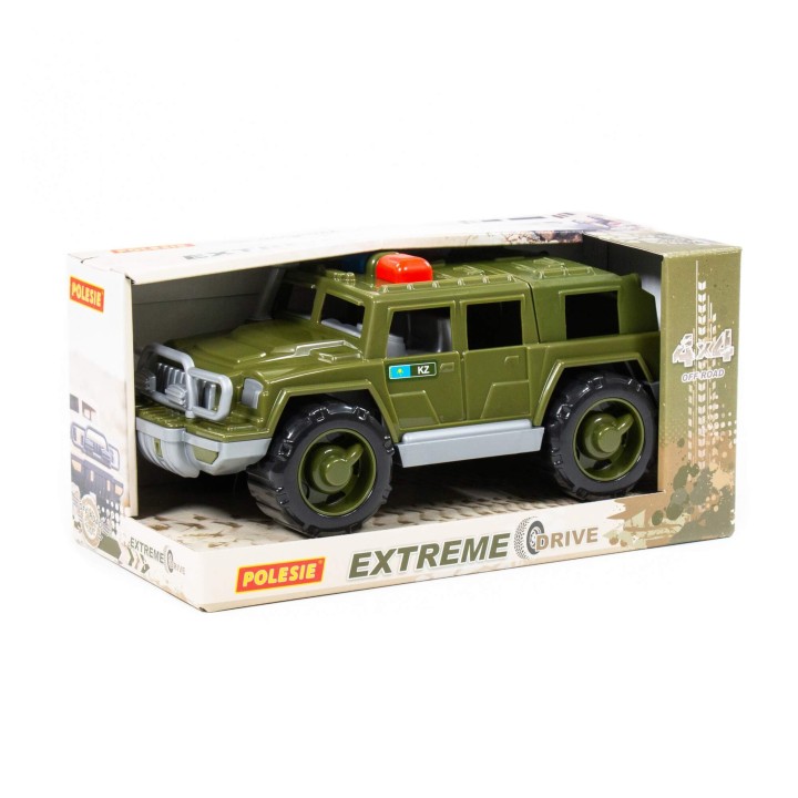 Автомобиль-джип военный патрульный "Защитник" (KZ) (в коробке)