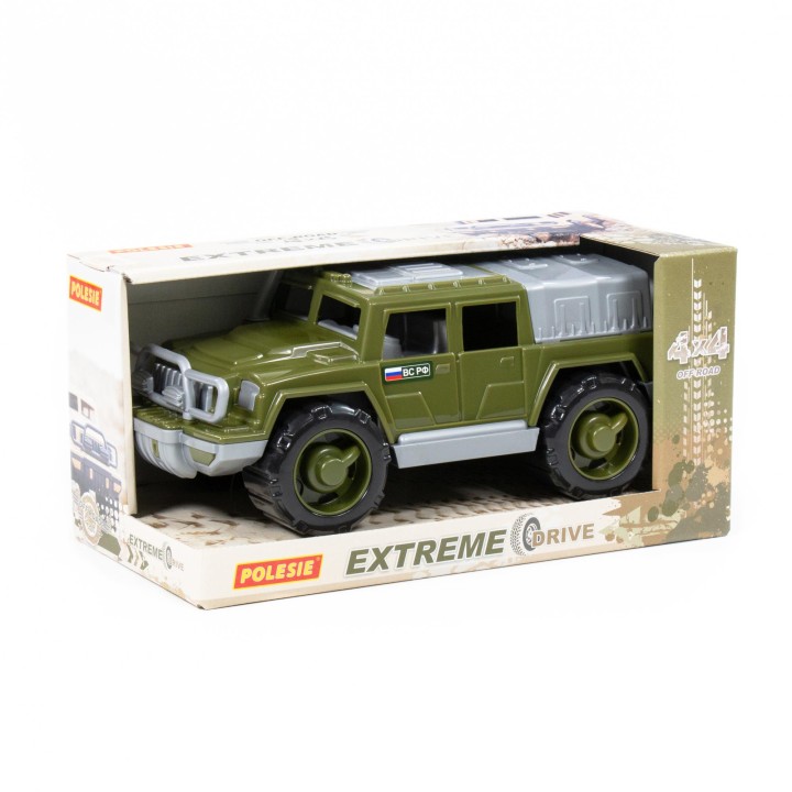 Автомобиль-джип военный "Защитник" №1 (РФ) (в коробке)