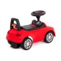 Каталка-автомобиль "SuperCar" №2 со звуковым сигналом (красная)