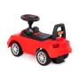 Каталка-автомобиль "SuperCar" №5 со звуковым сигналом (красная)