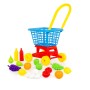 Тележка "Supermarket" №1 + набор продуктов (в сеточке)