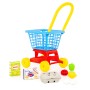 Тележка "Supermarket" №1 + набор продуктов №2 (в сеточке)