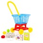 Тележка "Supermarket" №1 + набор продуктов №2 (в сеточке)