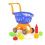 Тележка для маркета "Мини" + набор продуктов №14 (12 элементов) (в сеточке)