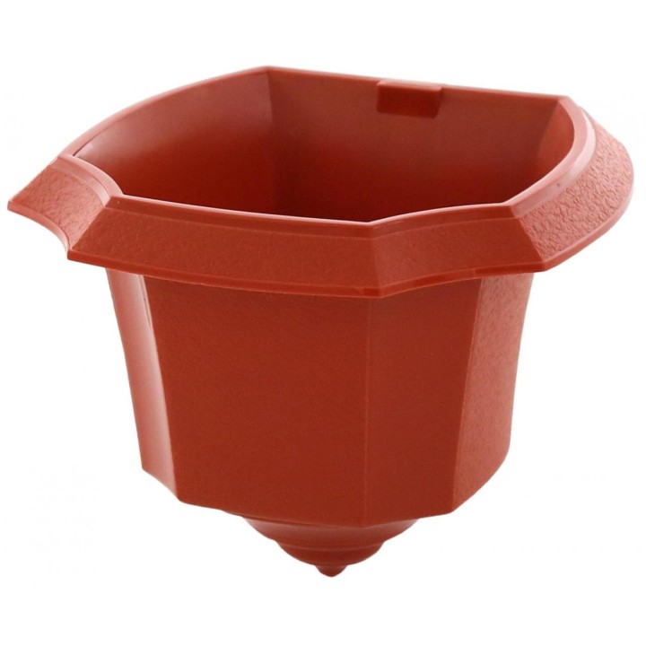 Горшок цветочный настенный "Ника" h=130 мм - 4 л