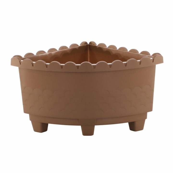 Горшок цветочный угловой "Эмиль" b=395 мм, h=290 мм - 20 л