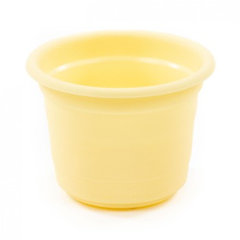 Горшок цветочный "Ксения" №2 - 0,45 л (бледно-жёлтый)