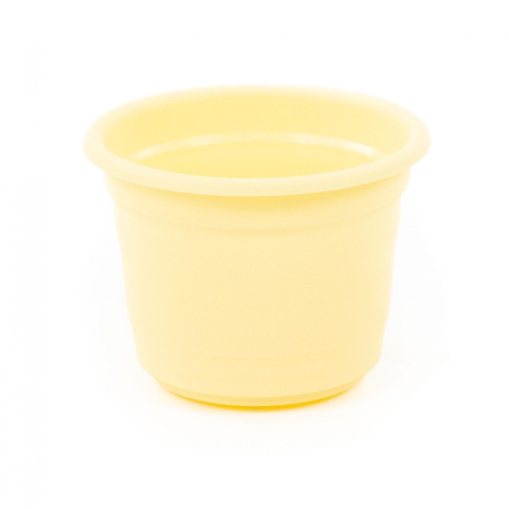 Горшок цветочный "Ксения" №3 - 0,75 л (бледно-жёлтый)