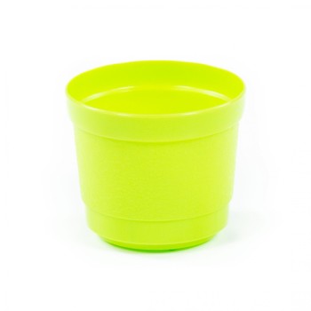 Горшок цветочный "Жасмин" Ø89 мм - 0,3 л (лимонно-зелёный)