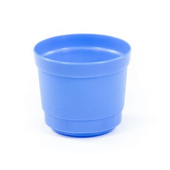 Горшок цветочный "Жасмин" Ø89 мм - 0,3 л (синий-персидский)