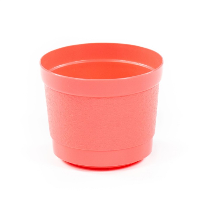 Горшок цветочный "Жасмин" Ø113 мм - 0,6 л (розовый)