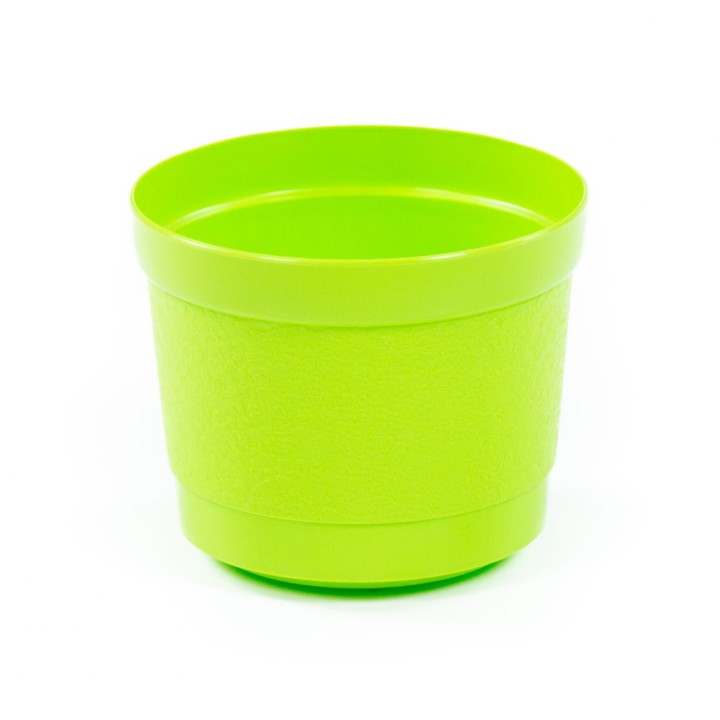 Горшок цветочный "Жасмин" Ø113 мм - 0,6 л (лимонно-зелёный)