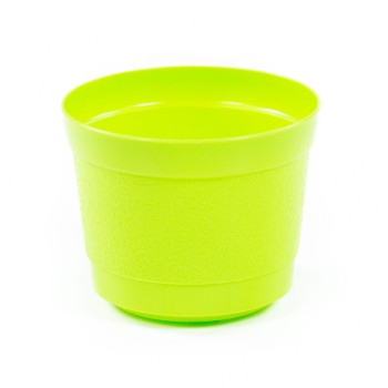 Горшок цветочный "Жасмин" Ø132 мм - 0,8 л (лимонно-зелёный)