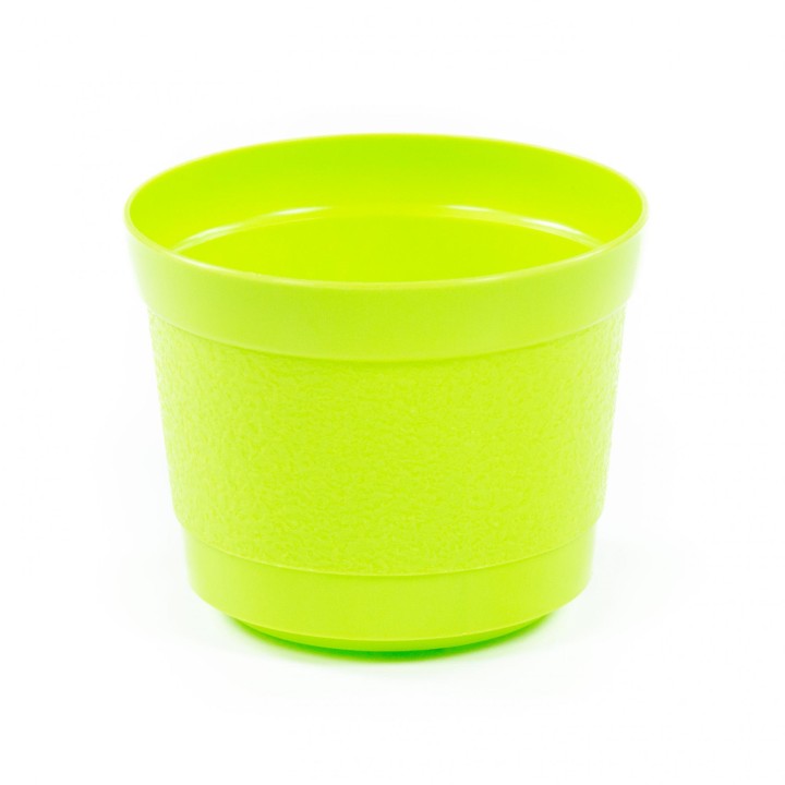 Горшок цветочный "Жасмин" Ø132 мм - 0,8 л (лимонно-зелёный)