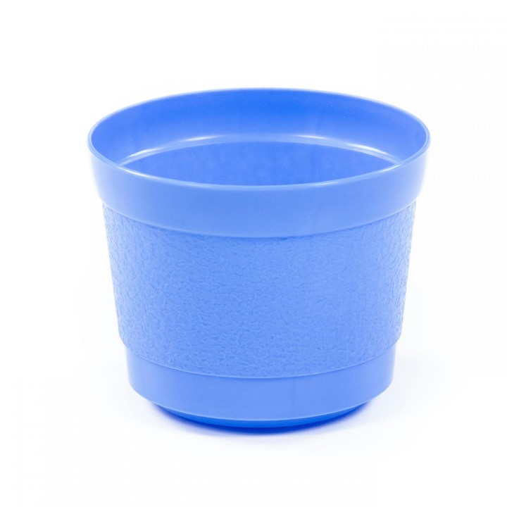 Горшок цветочный "Жасмин" Ø132 мм - 0,8 л (синий-персидский)