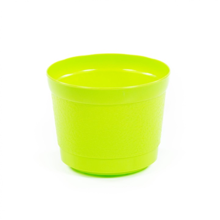 Горшок цветочный "Жасмин" Ø155 мм - 1,5 л (лимонно-зелёный)
