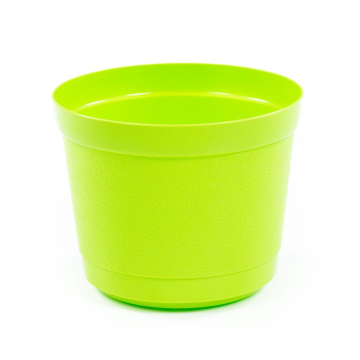 Горшок цветочный "Жасмин" Ø217 мм - 4 л (лимонно-зелёный)