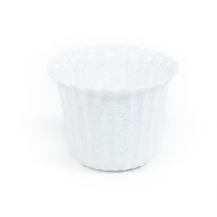 Горшок цветочный "Виола" Ø97 мм, h=74 мм - 0,25 л (мраморный)