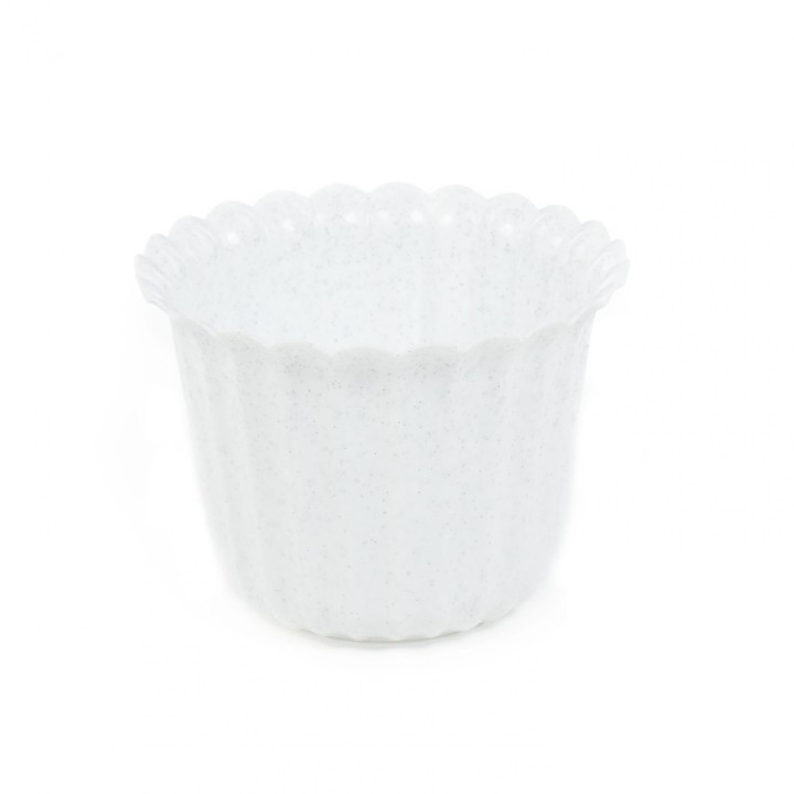 Горшок цветочный "Виола" Ø126 мм, h=93 мм - 0,5 л (мраморный)