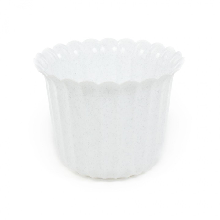 Горшок цветочный "Виола" Ø156 мм, h=110 мм - 1 л (мраморный)