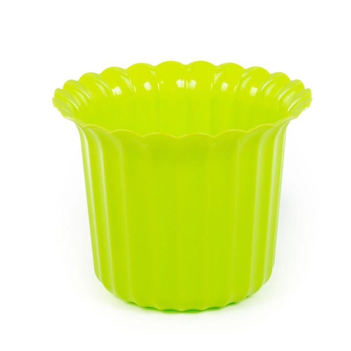 Горшок цветочный "Виола" Ø213 мм, h=168 мм - 3 л (лимонно-зелёный)