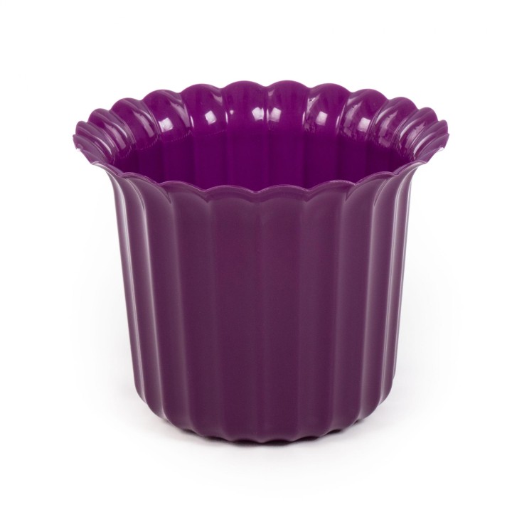 Горшок цветочный "Виола" Ø213 мм, h=168 мм - 3 л (фиолетовый)