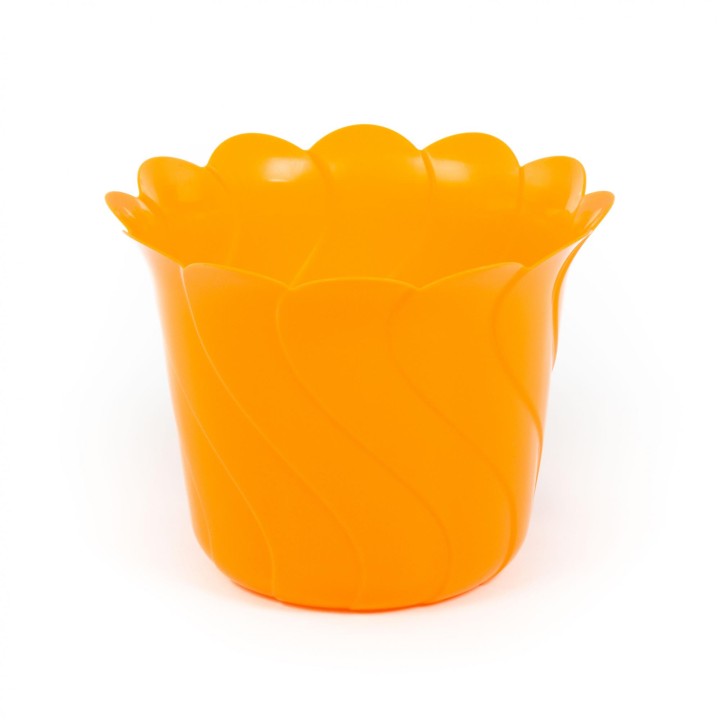 Горшок цветочный "Злата" Ø172 мм - 1,5 л (светло-оранжевый)