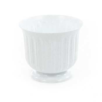 Горшок цветочный "Лира" Ø162 мм с подставкой - 1,5 л (мраморный)