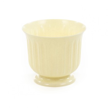 Горшок цветочный "Лира" Ø162 мм с подставкой - 1,5 л (бледно-жёлтый)