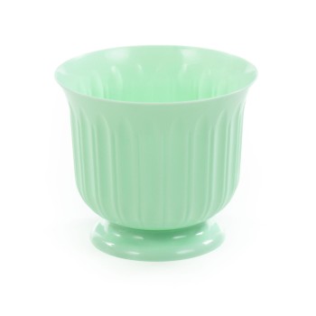 Горшок цветочный "Лира" Ø162 мм с подставкой - 1,5 л (бледно-бирюзовый)