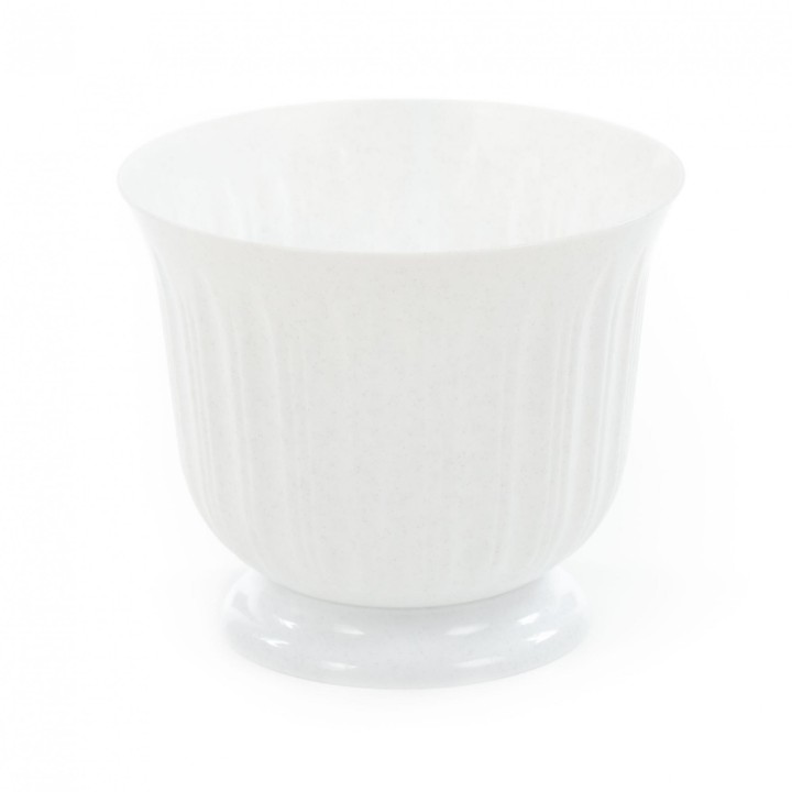 Горшок цветочный "Лира" Ø185 мм с подставкой - 2,1 л (мраморный)