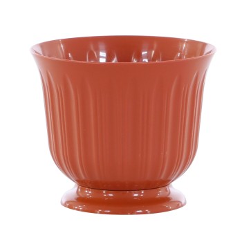 Горшок цветочный "Лира" Ø185 мм с подставкой - 2,1 л (коричневый)